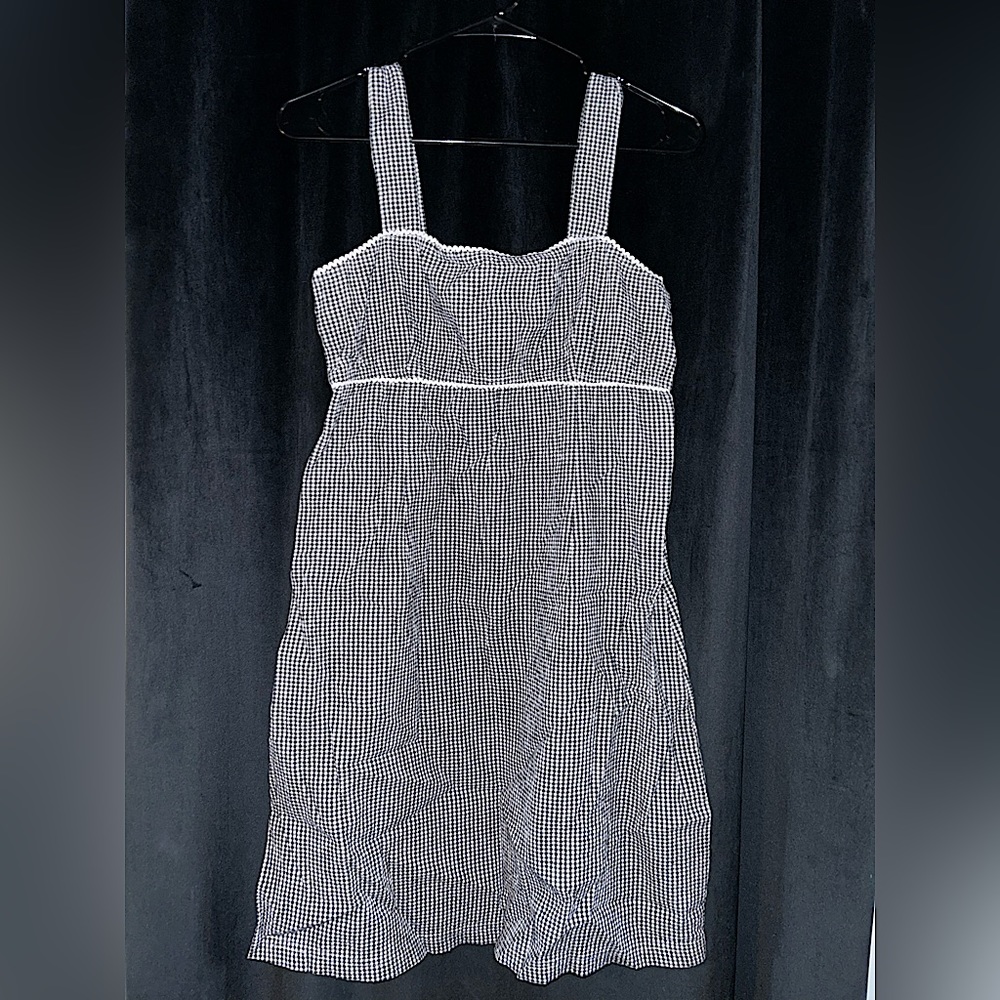 Vintage 90s gingham dress coquette mini dress